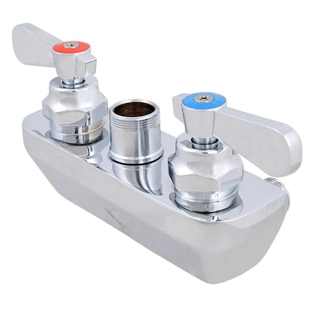 Bk Resources Optiflow Cast Body Faucet, Body Only w/out spout, 4" O.C. Splash Mount BKF-4SM-XX-G